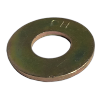 Zinc Yellow Plated Flat Washers